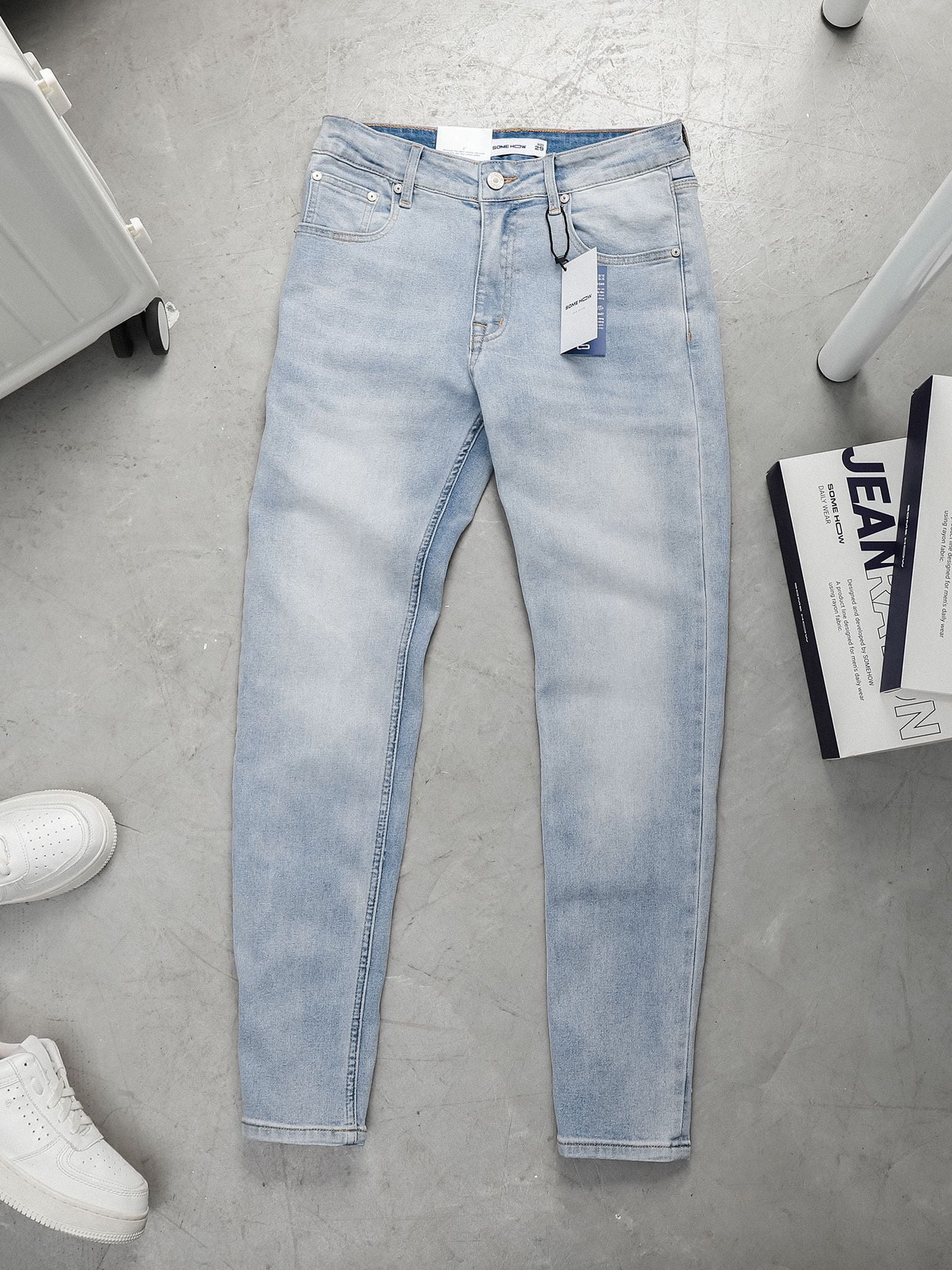 Quần Jean Rayon Slim Fri Bright Blue