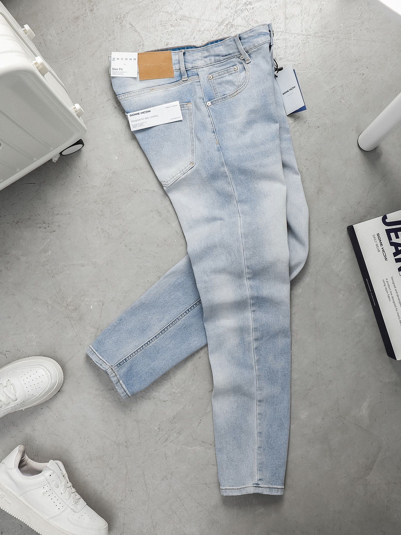 Quần Jean Rayon Slim Fri Bright Blue