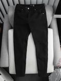 Quần Jean Skinny Light Cut Black