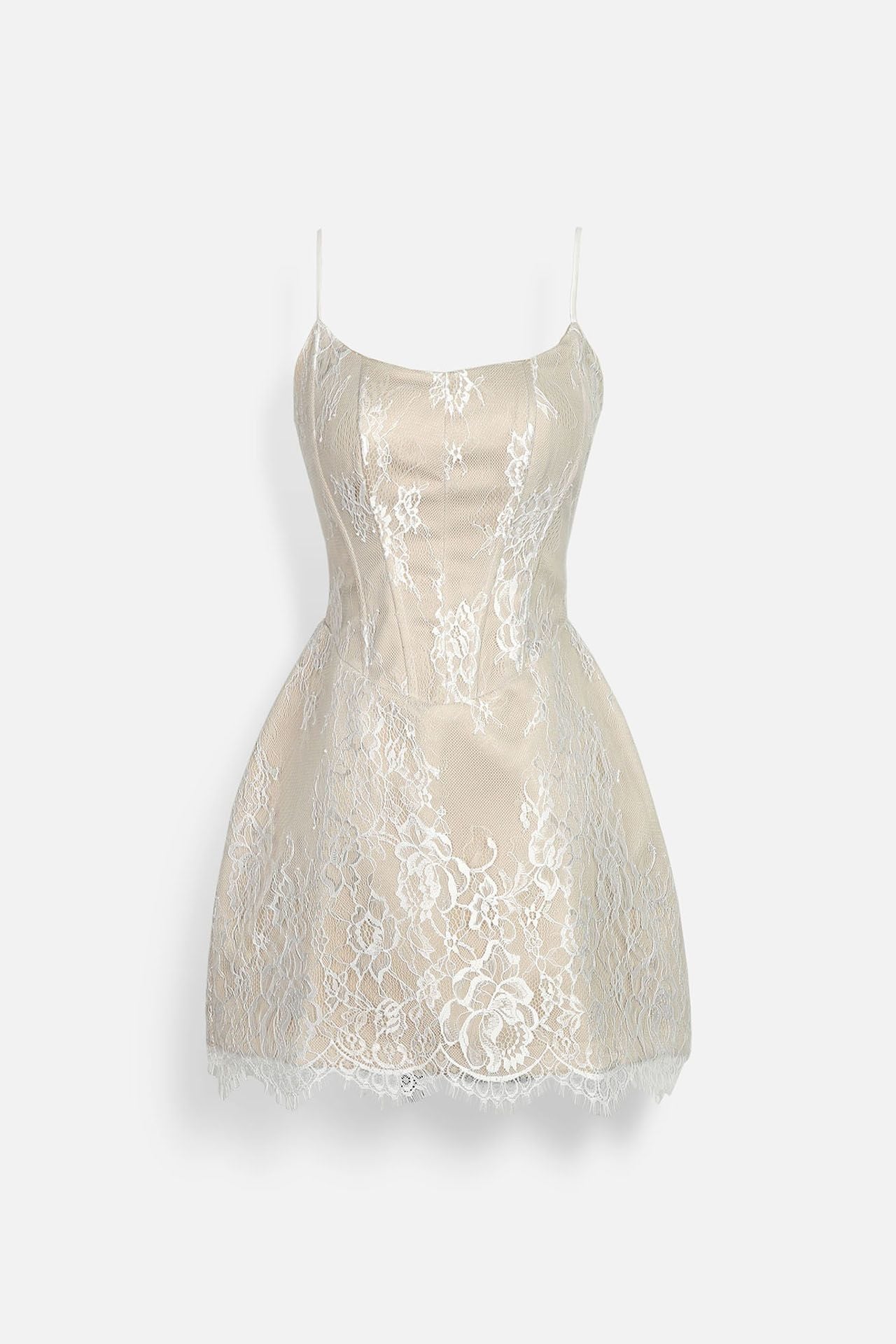 Đầm Ngắn Strappy Lacey Mini