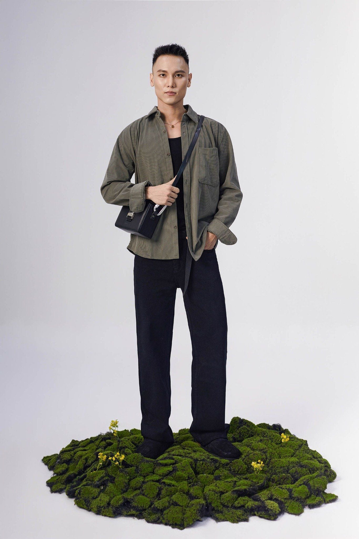  Áo Sơ Mi Corduroy Over Basic Camplife 