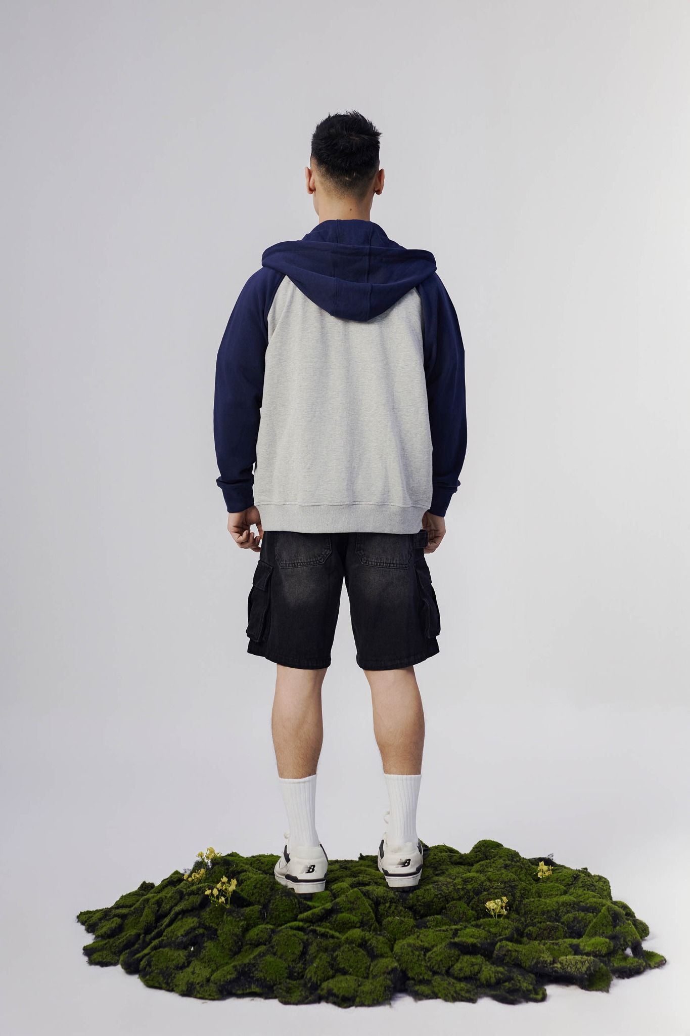 Áo Khoác Hoodie Blue Raglan Camplife