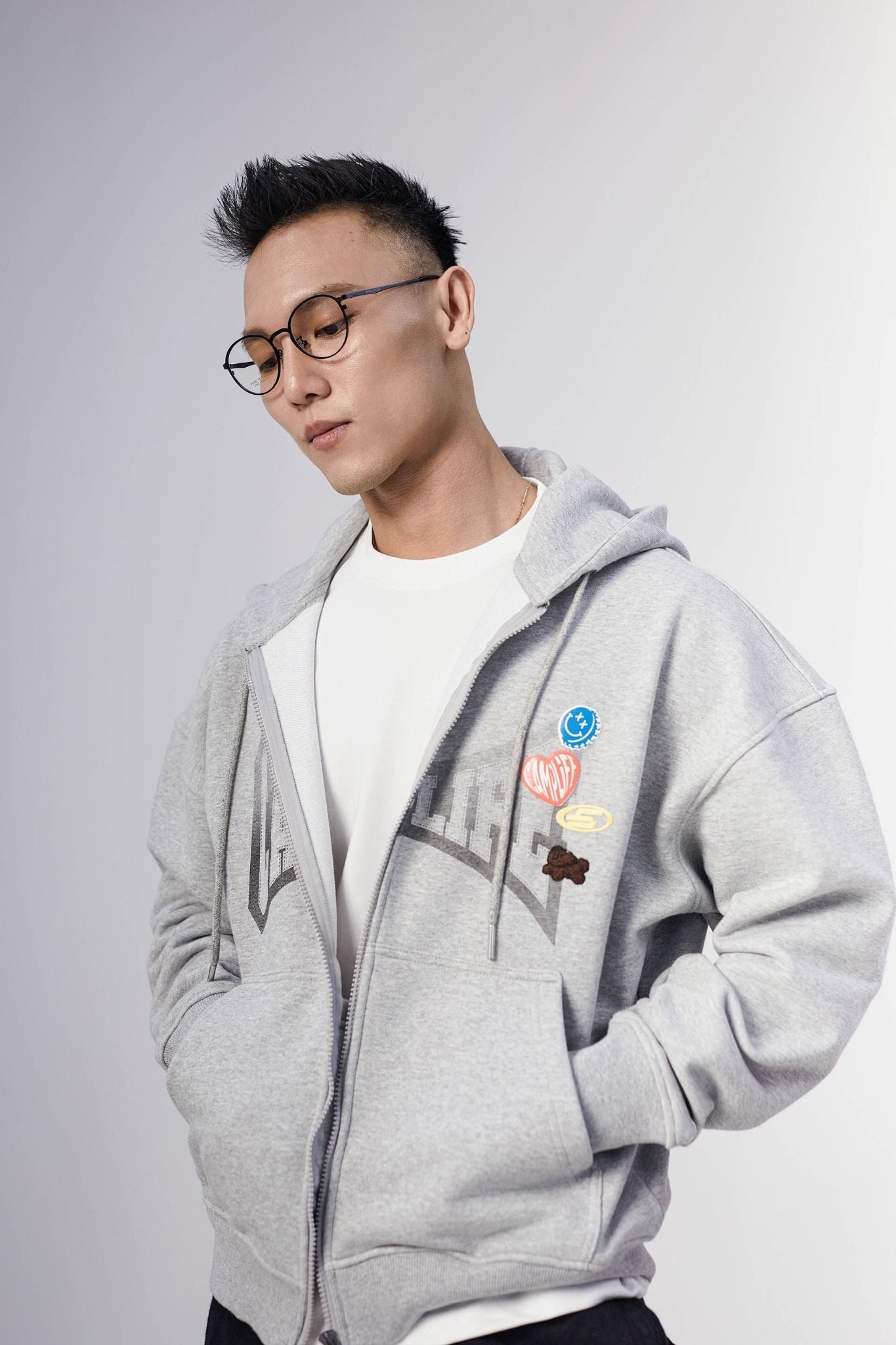  Áo Khoác Hoodie Gray Camplife 