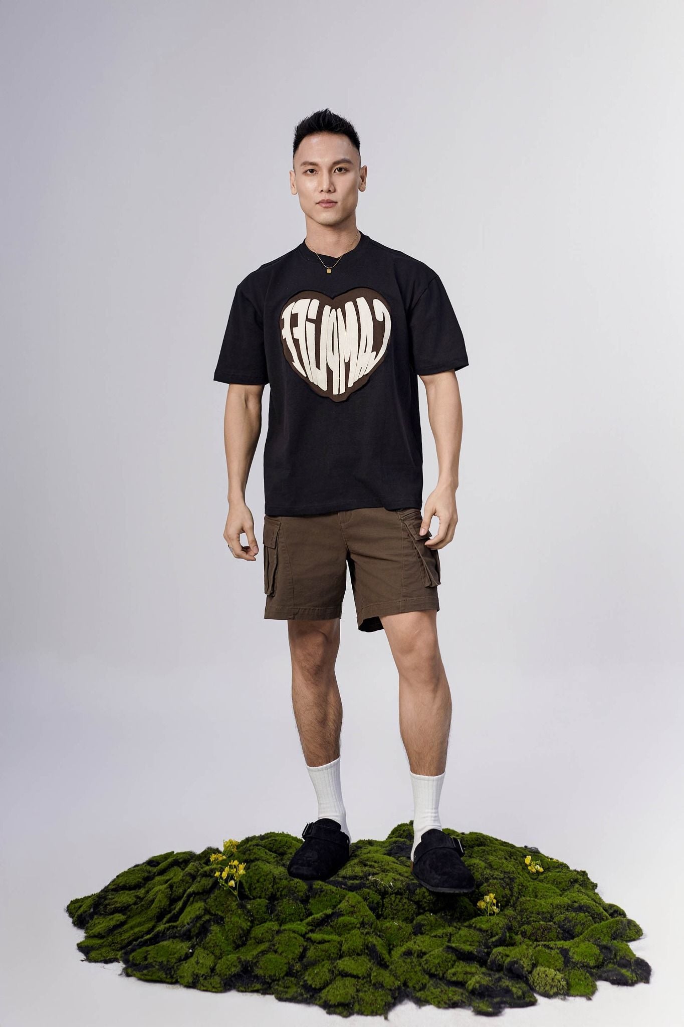 Quần Short Diagonal Cargo Neutral