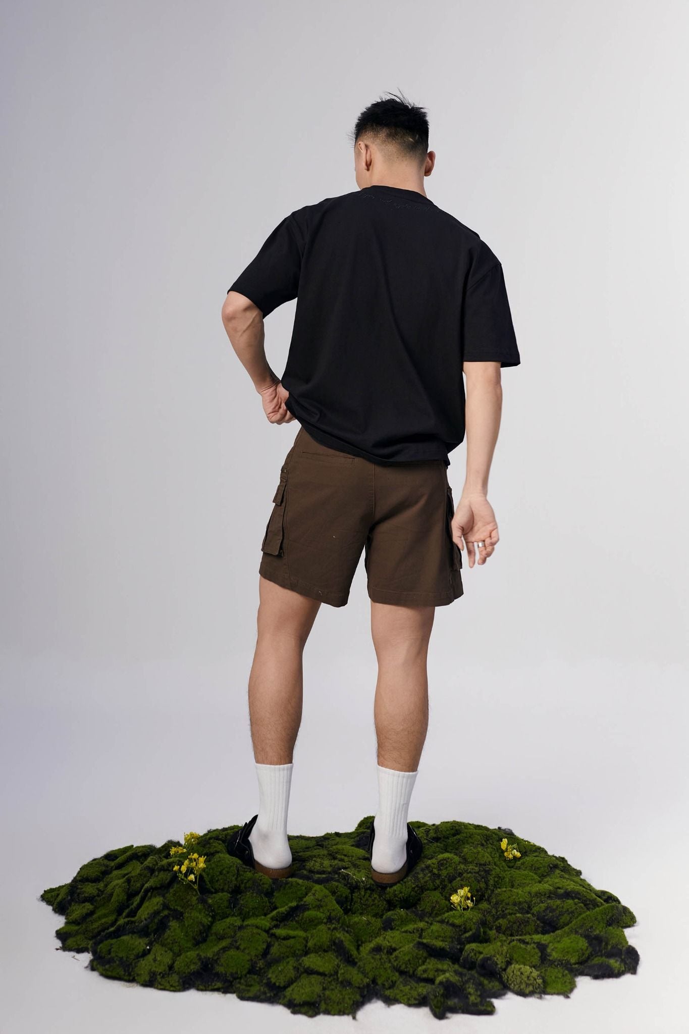 Quần Short Diagonal Cargo Neutral