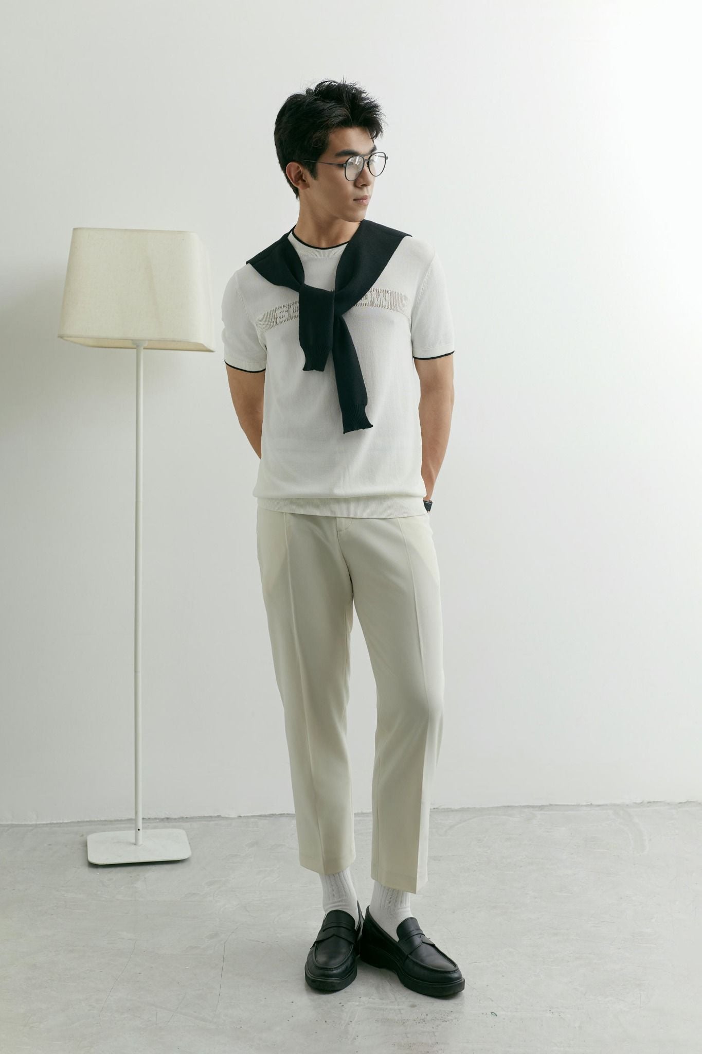  Quần Tây Cropped Fit Hidden BTW 