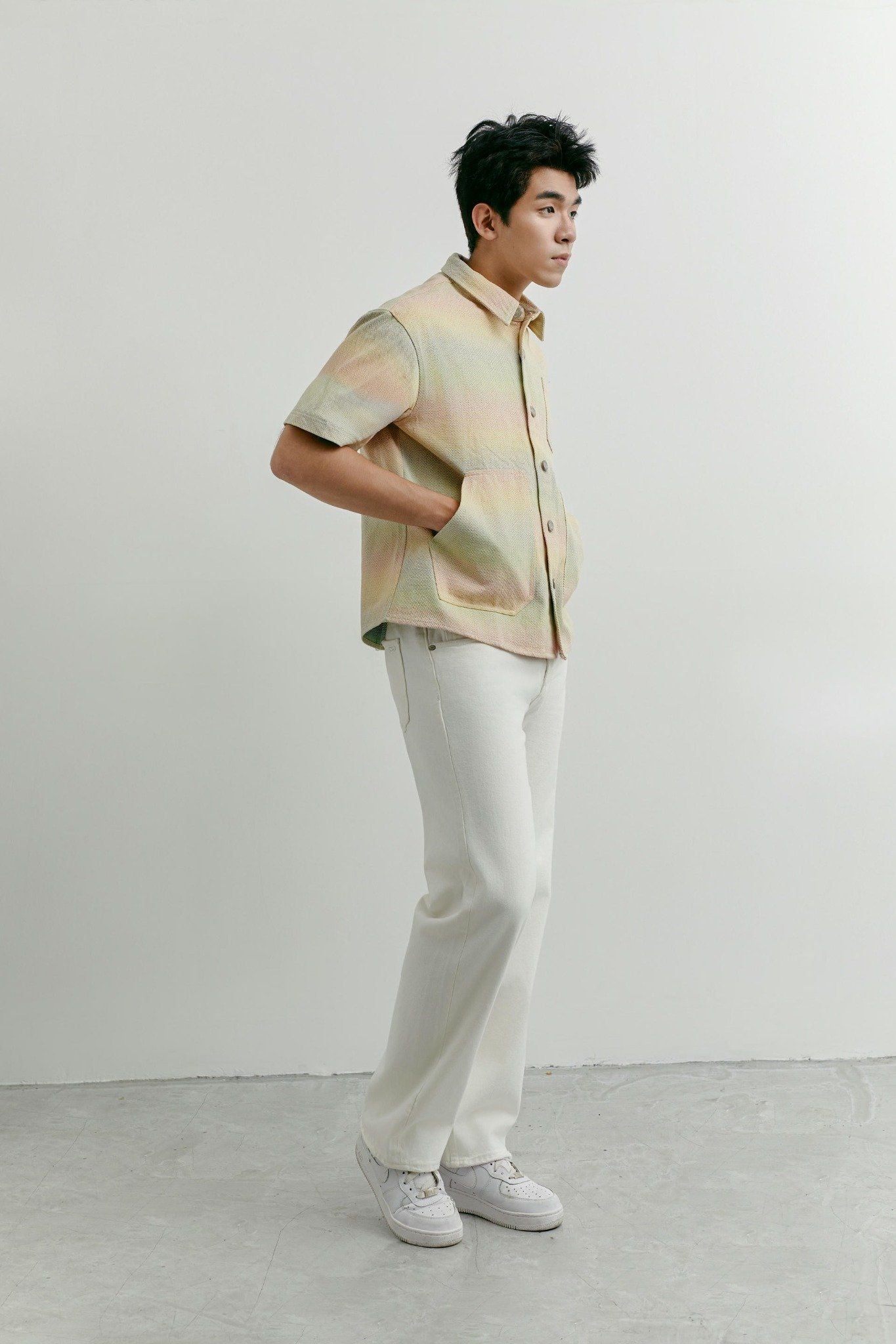  Áo Khoác Boxy Ziczac Pastel Tone 