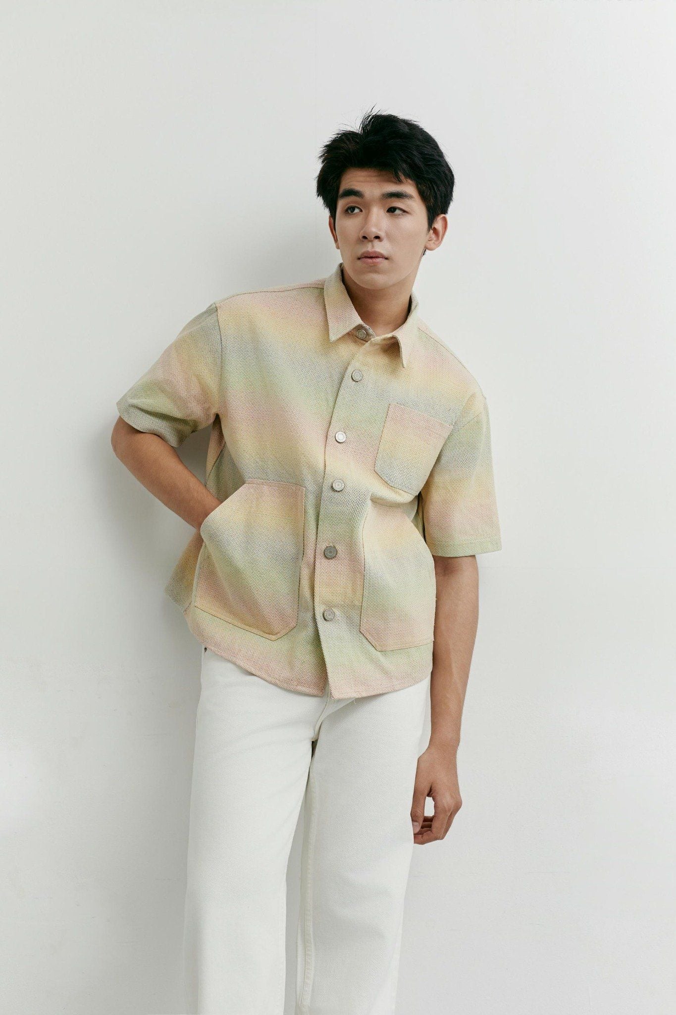  Áo Khoác Boxy Ziczac Pastel Tone 