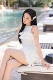Đầm Ngắn Rufflayer White