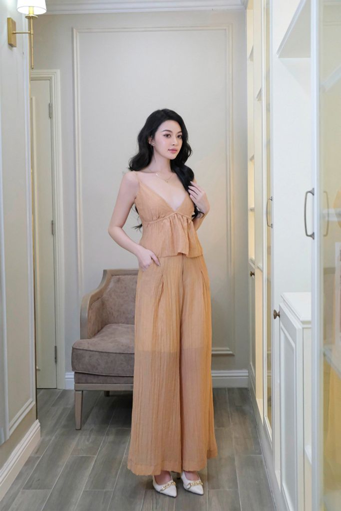  Set String Top Loose Pant Mango 