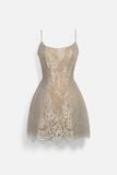 Đầm Ngắn Strappy Lacey Mini