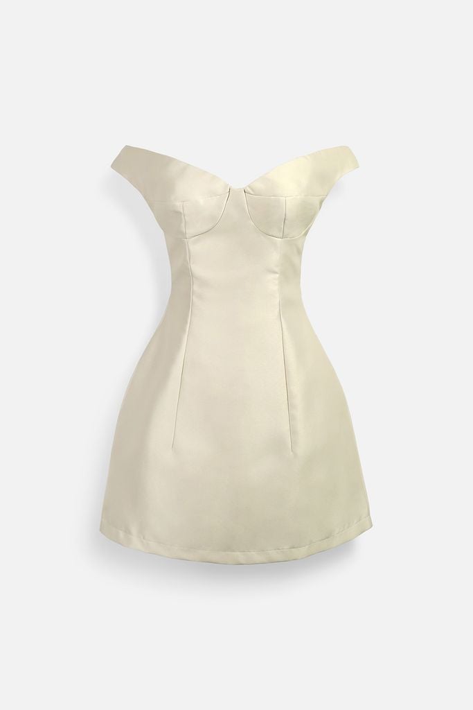  Đầm Ngắn Shoulder Waist Impress 