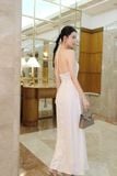 Đầm Dài Halter Latin Cord
