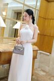 Đầm Dài Halter Latin Cord