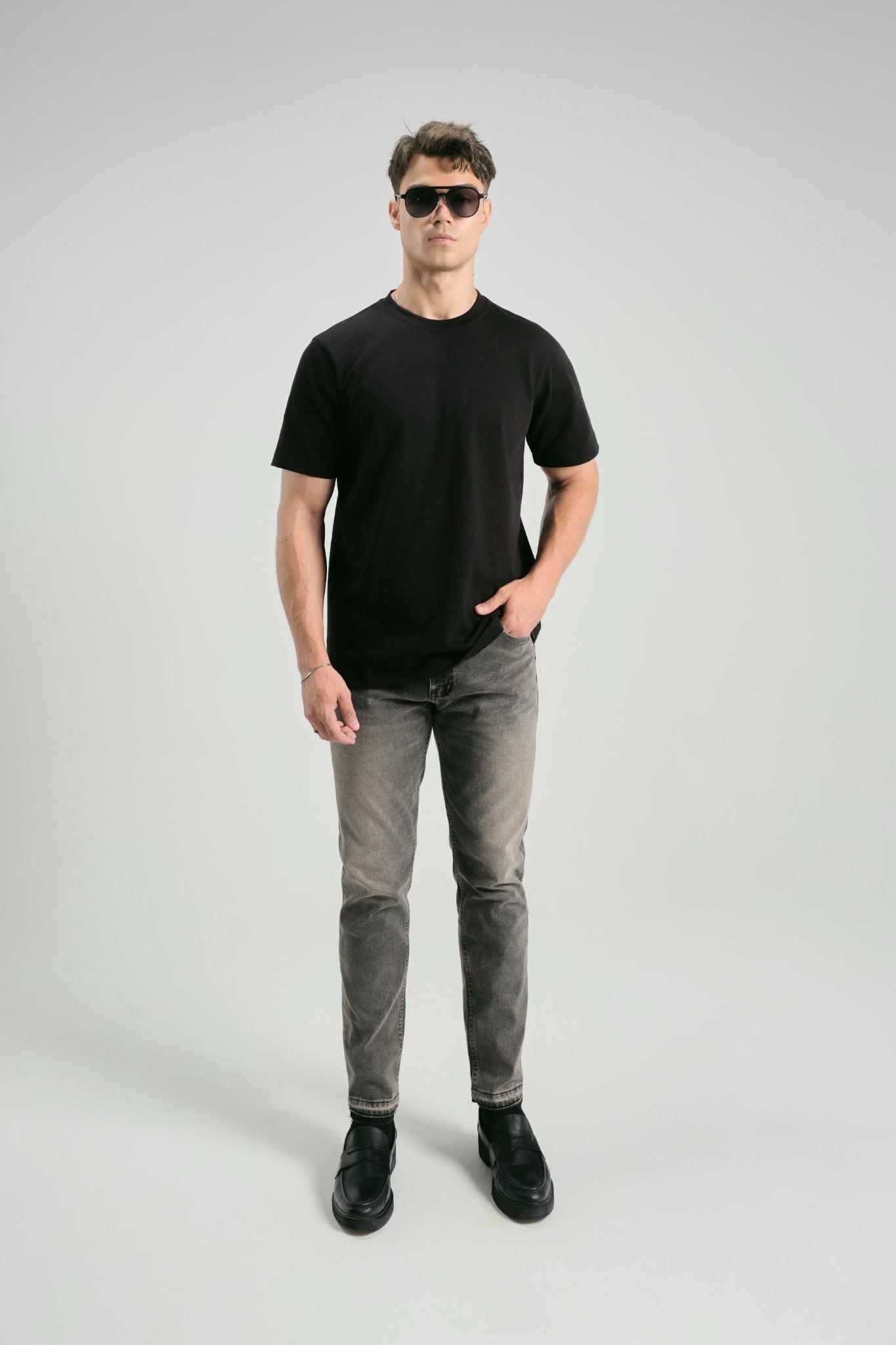 Quần Jean Slim Winter Rip Detail