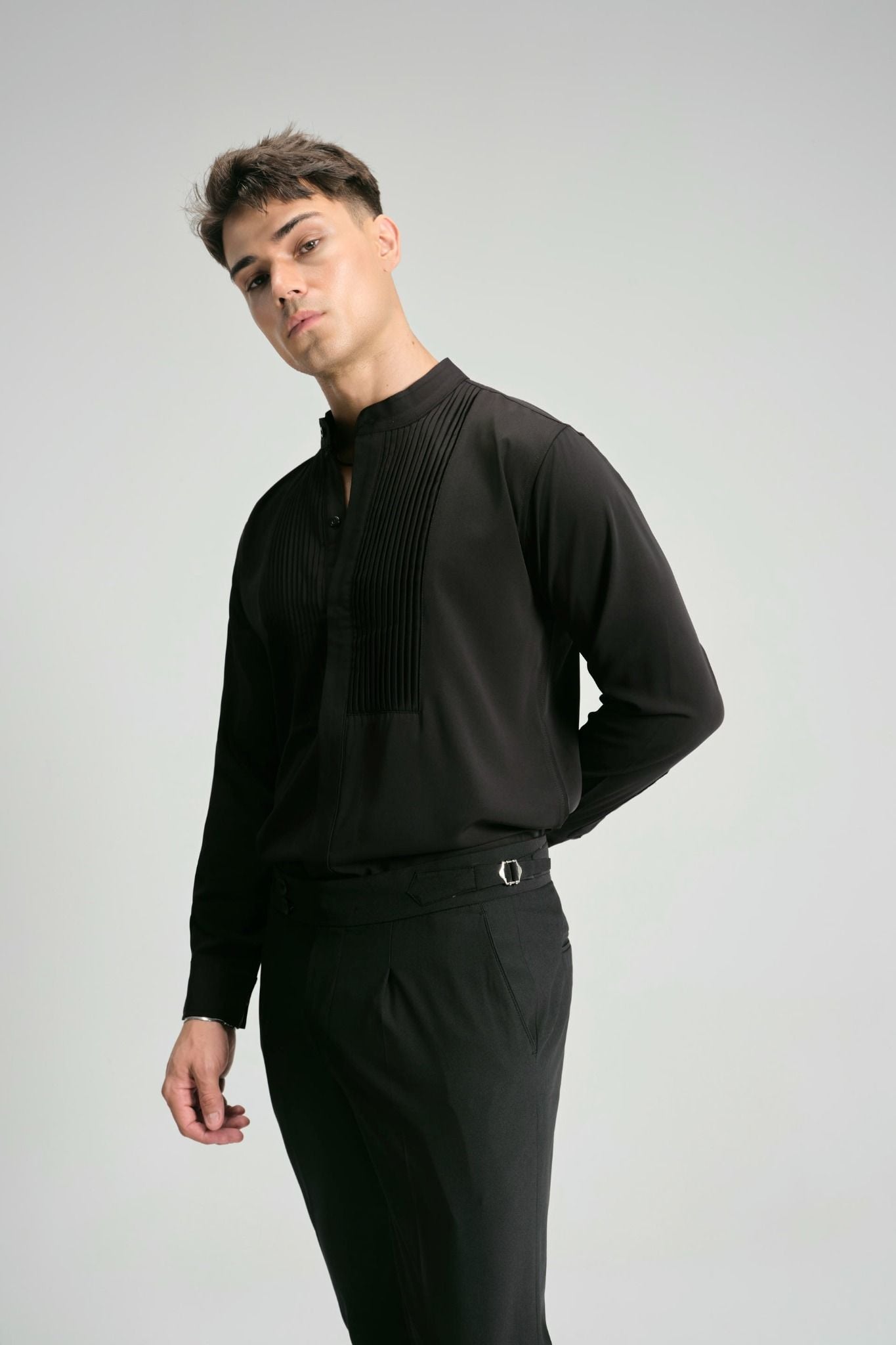 Quần Tây Sidetab Double Loops