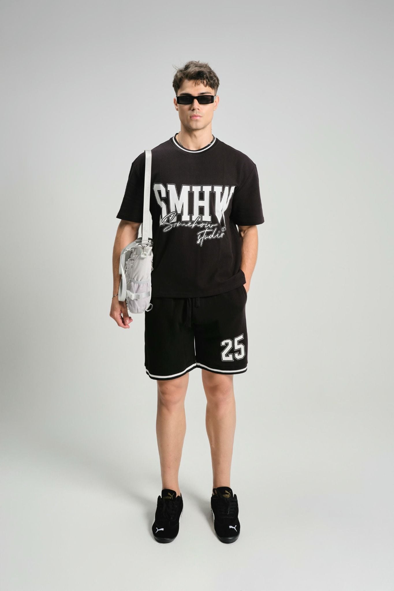 Set T-shirt Short Black Studio 25
