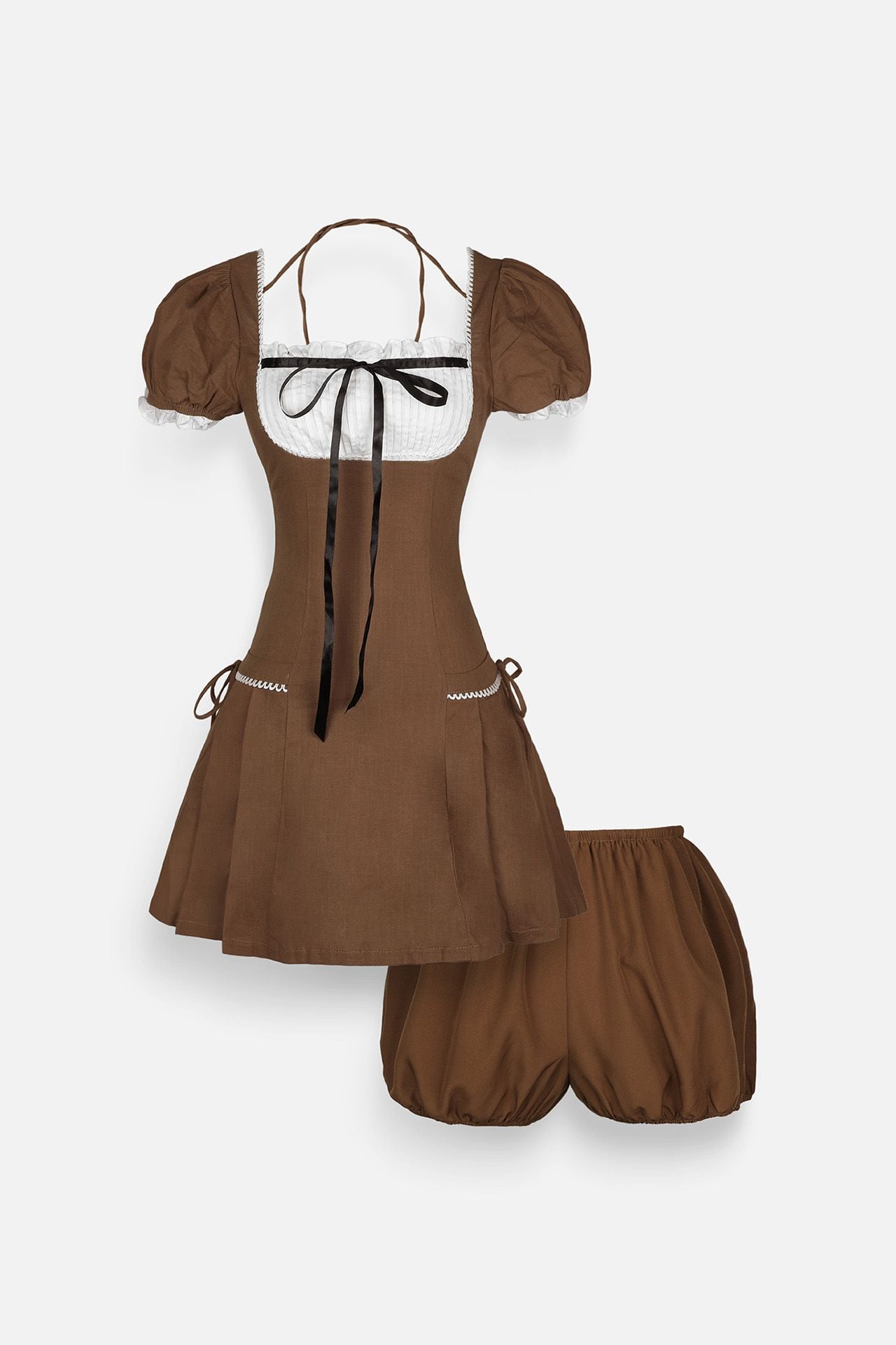 Đầm Ngắn Chest Mix String