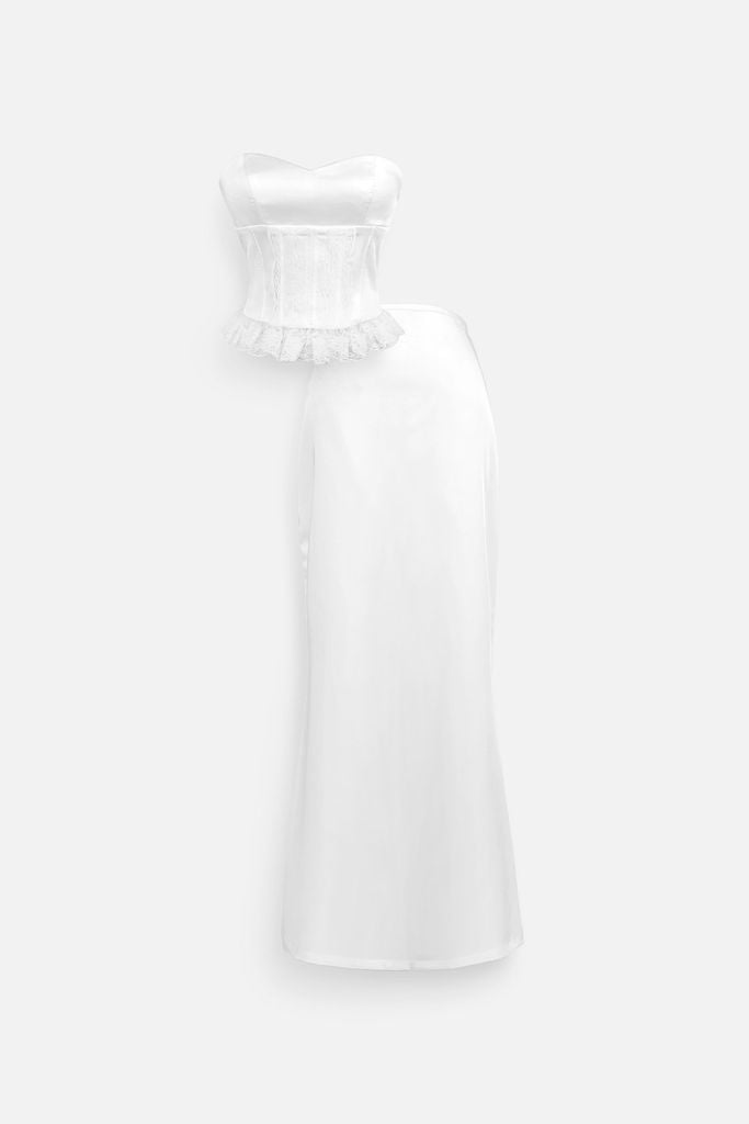  Set Tube Top With Long Thin Skirt 