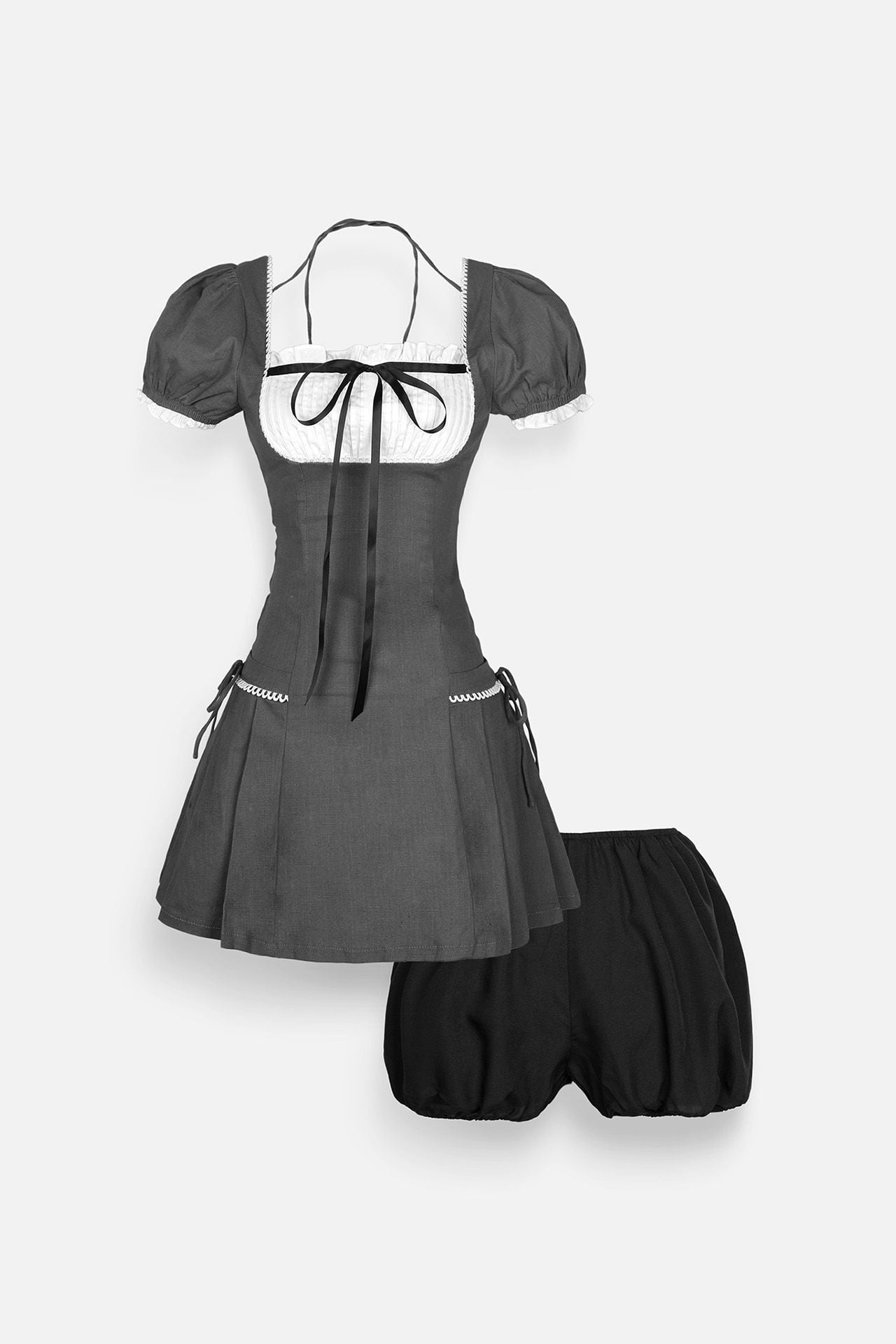 Đầm Ngắn Chest Mix String