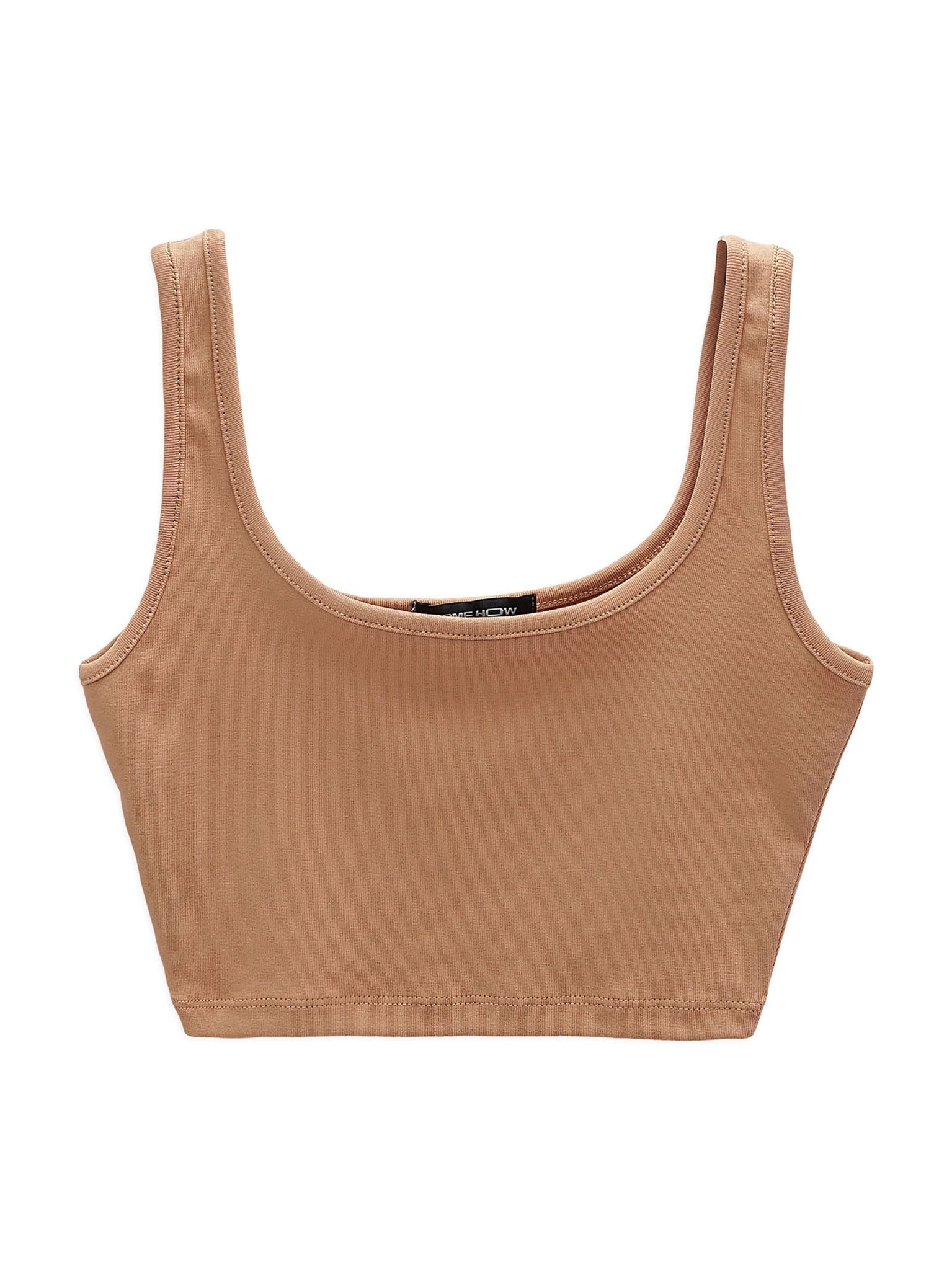 Áo Croptop Basic Sleeveless Bend