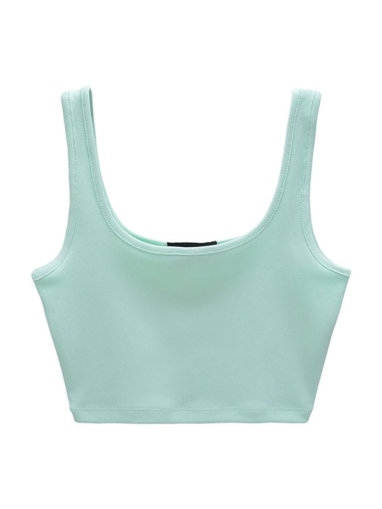  Áo Croptop Basic Sleeveless Bend 