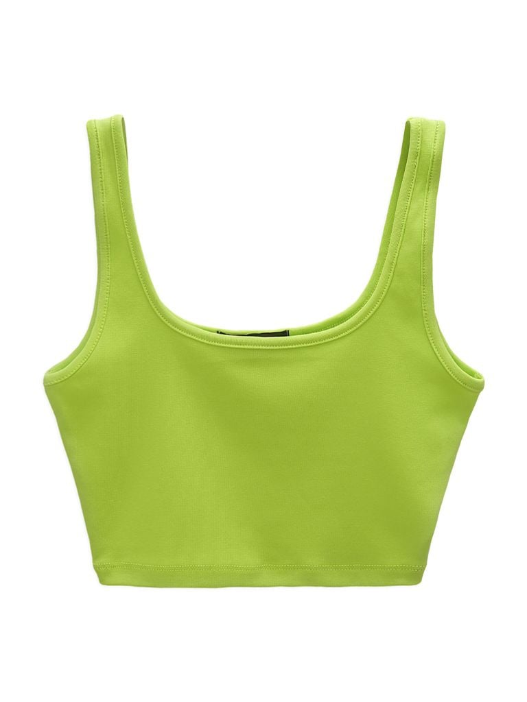  Áo Croptop Basic Sleeveless Bend 