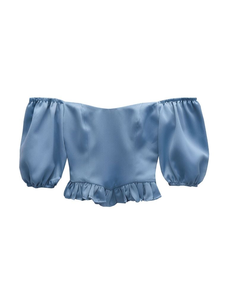  Áo Top Pumpkin Sleeves 