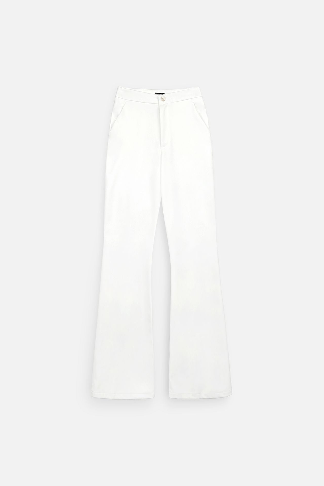 Quần Dài Flare Plain Black White