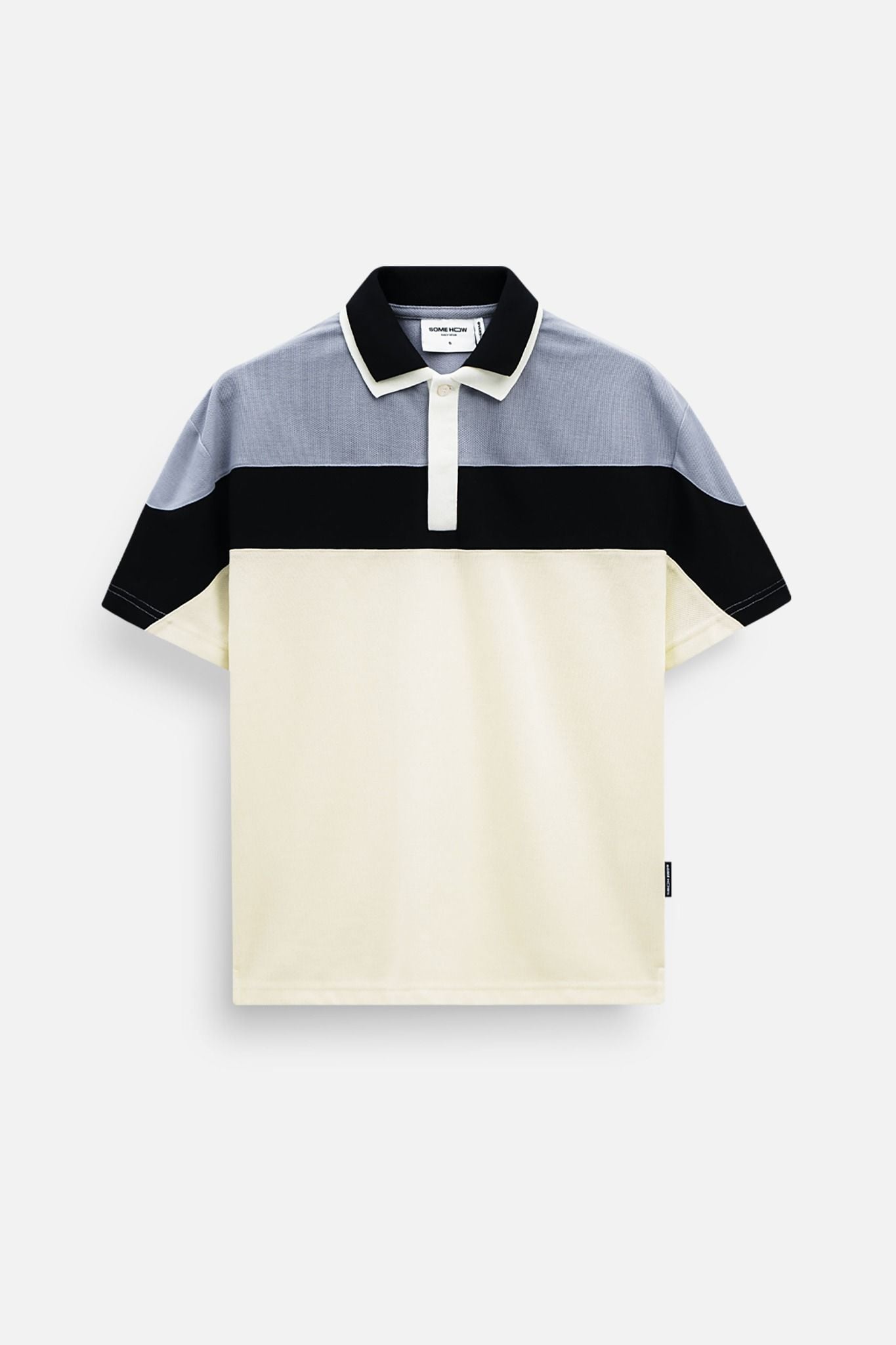 Áo Polo Oversize Cream Collab