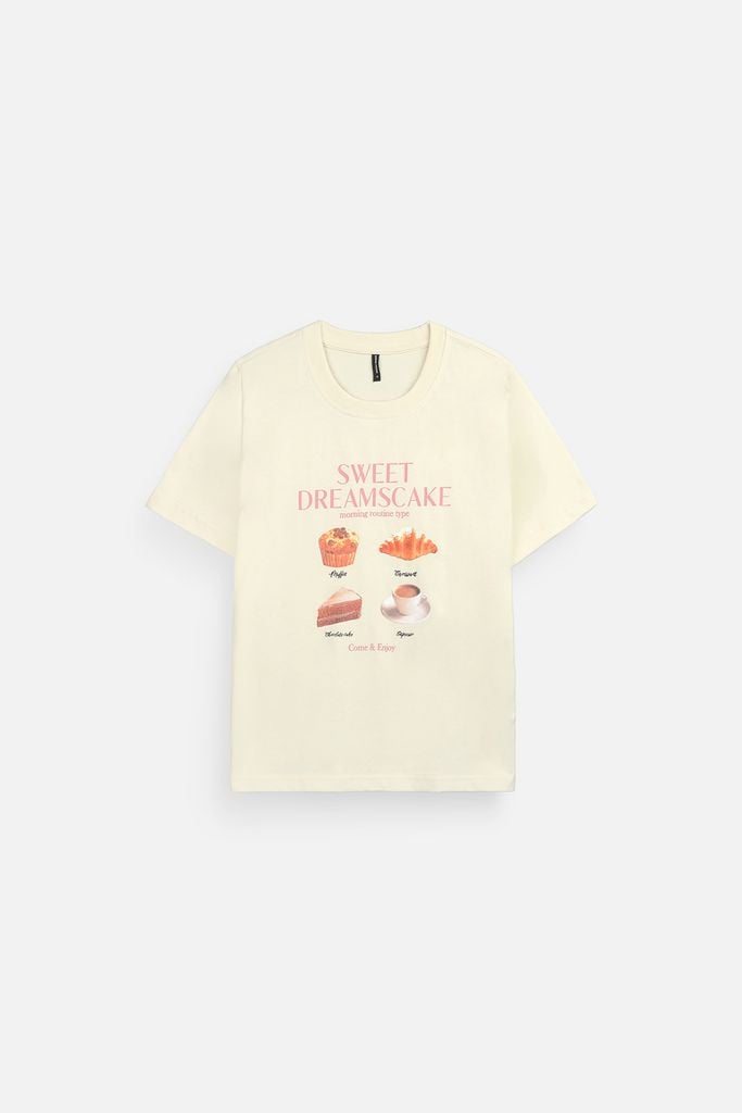  Áo Thun Breads Print 