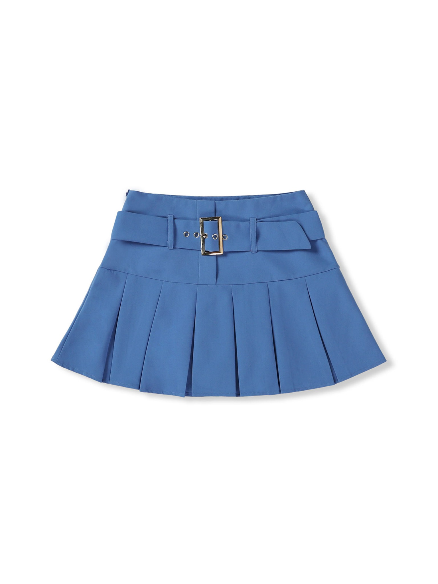 Chân Váy Pleat Belt Blue