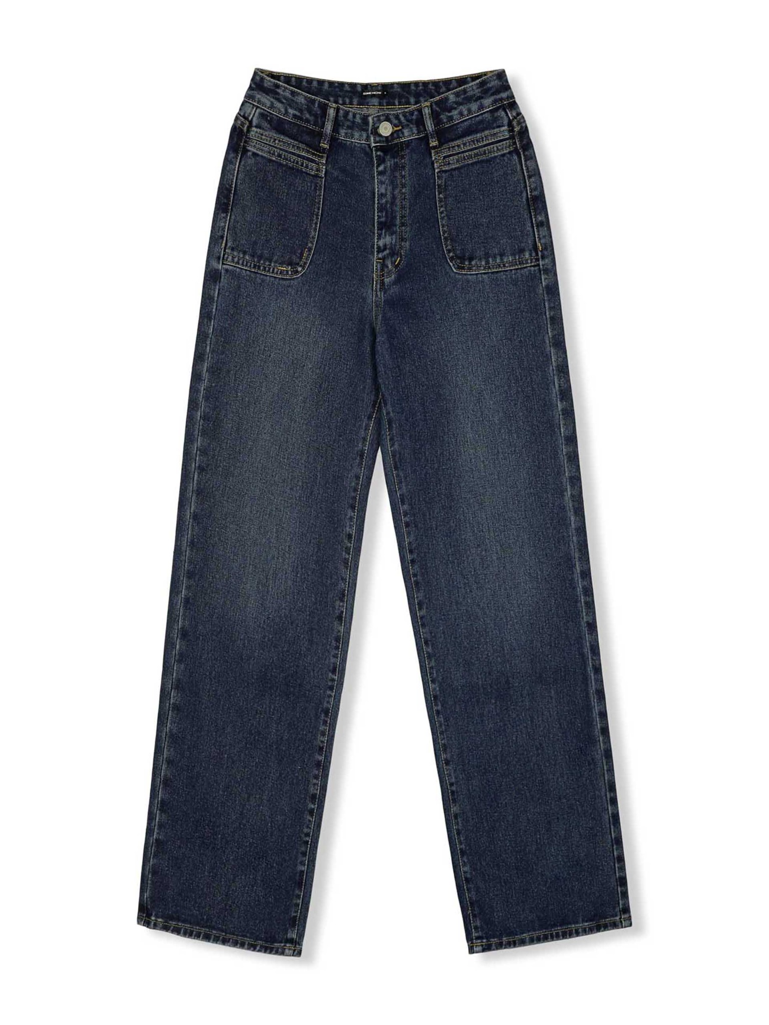 Quần Jean Straight Visible Pockets