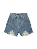 Quần Short Jean Distressed