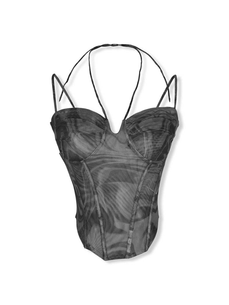 Áo Crop Thin Strap Corsetshape 