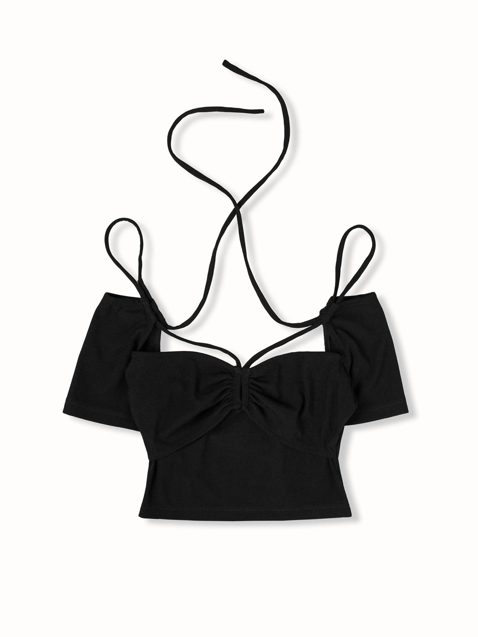 Áo Croptop Cut Out Shoulder