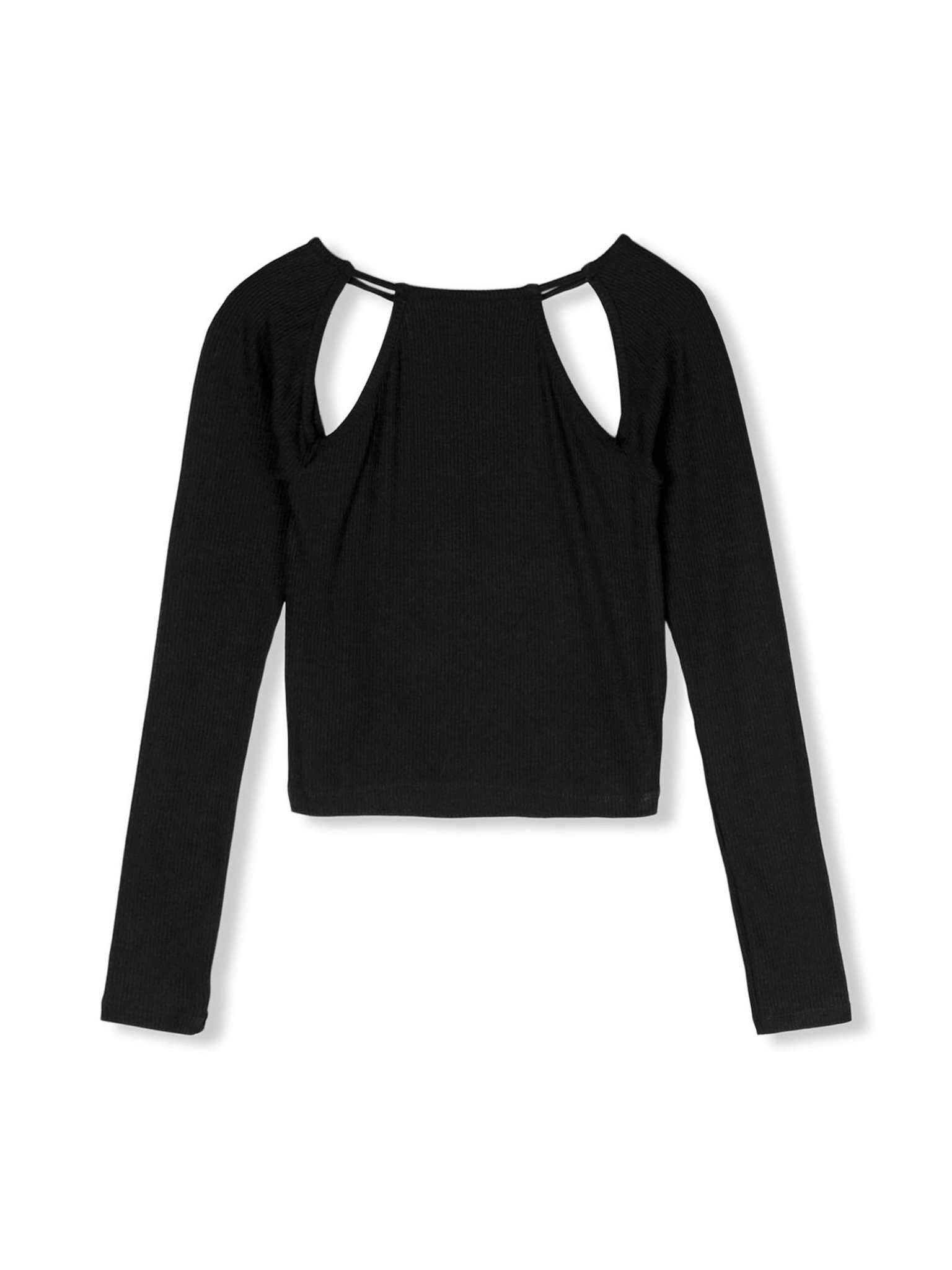 Áo Long Sleeves Shoulder Cuts