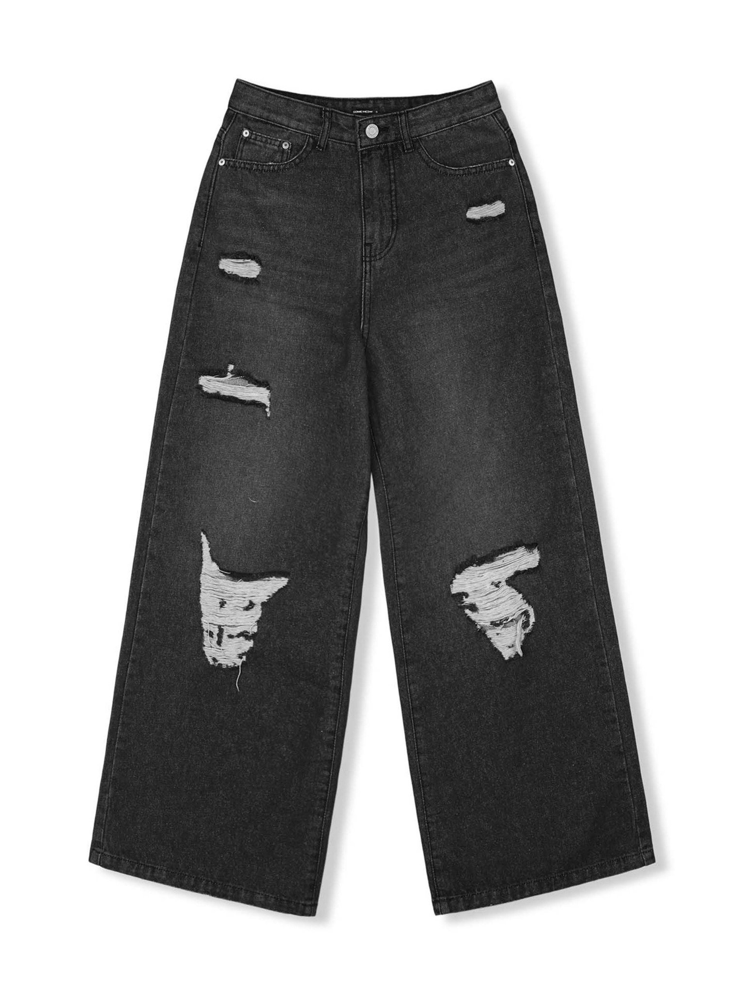 Quần Jean Straight Cool Distressed