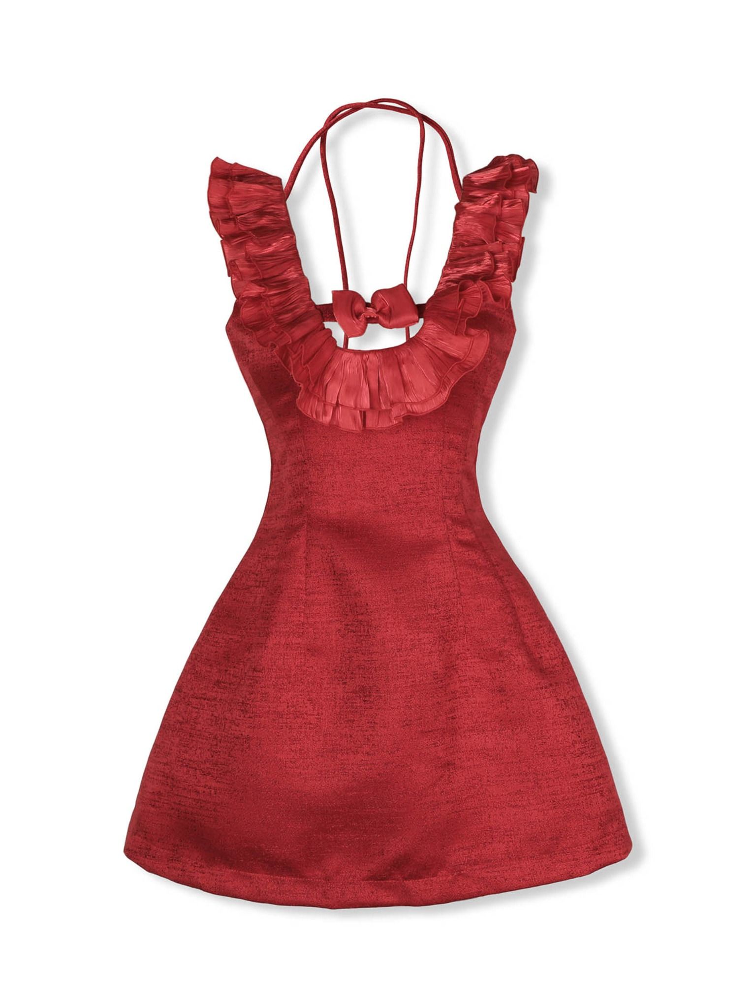  Đầm Ngắn Open Layer Straps 