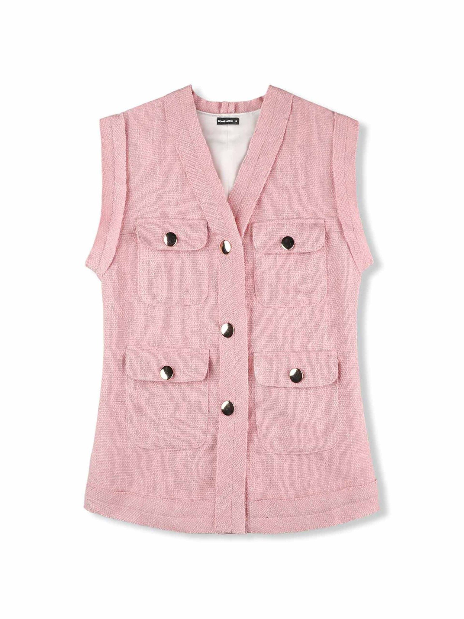 Áo Khoác Pocket Tweed Vest