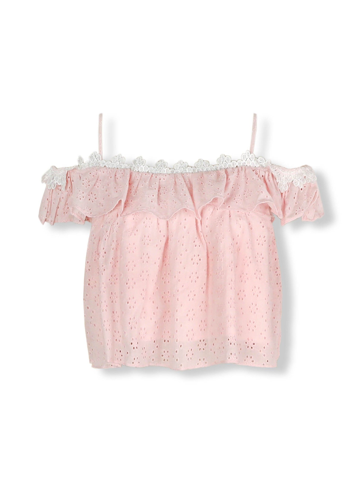 Áo Crop Ruffle Princess