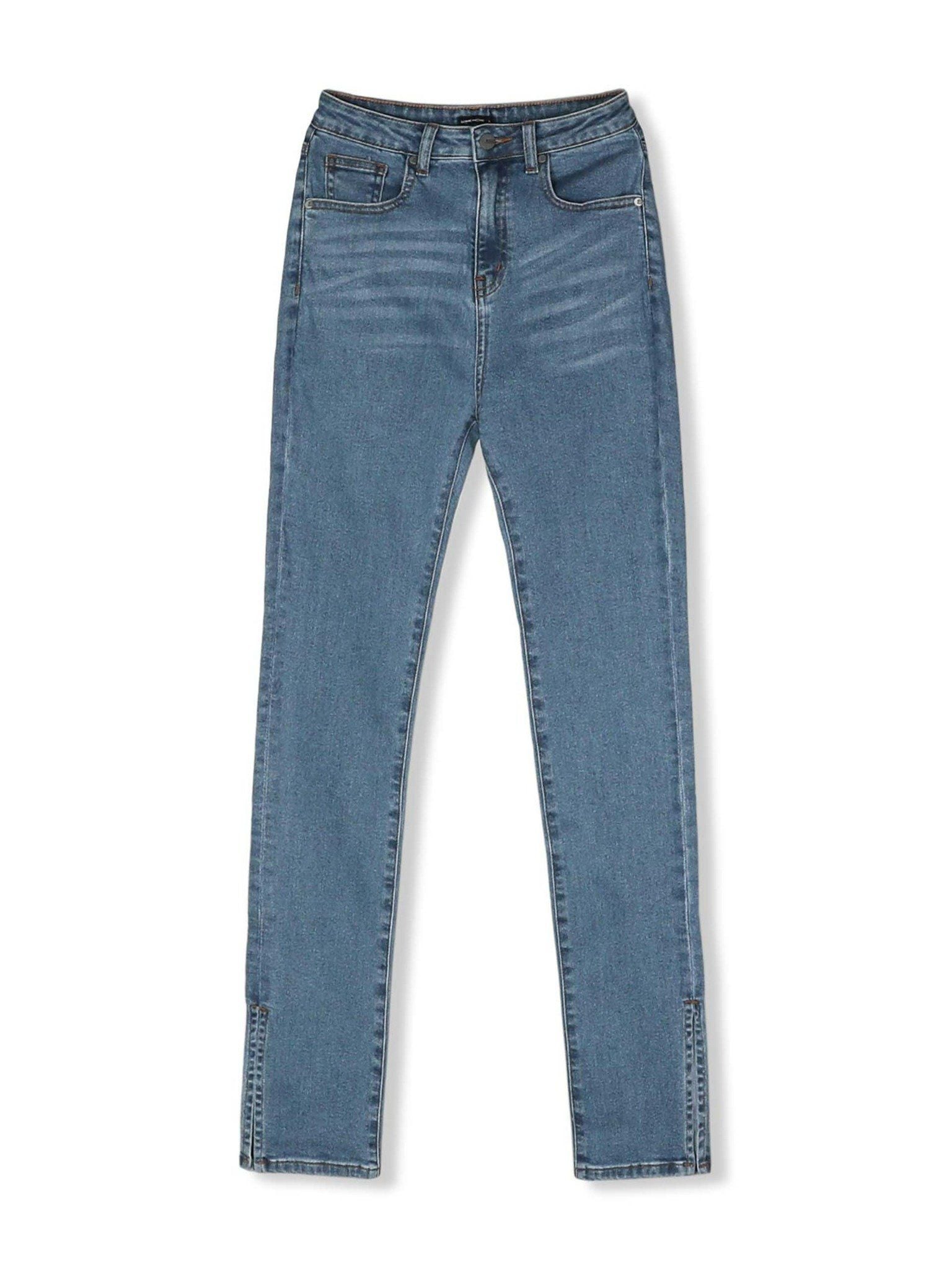  Quần Jean Skinny Slit Edge Blue 