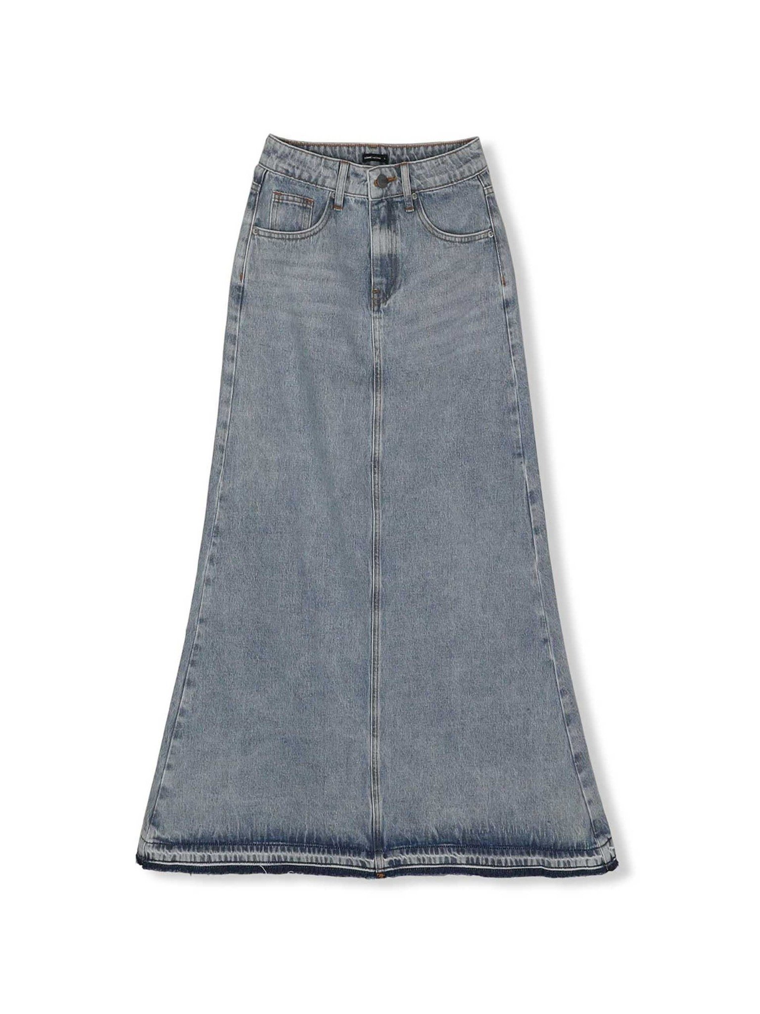 Chân Váy Dài Denim Blue