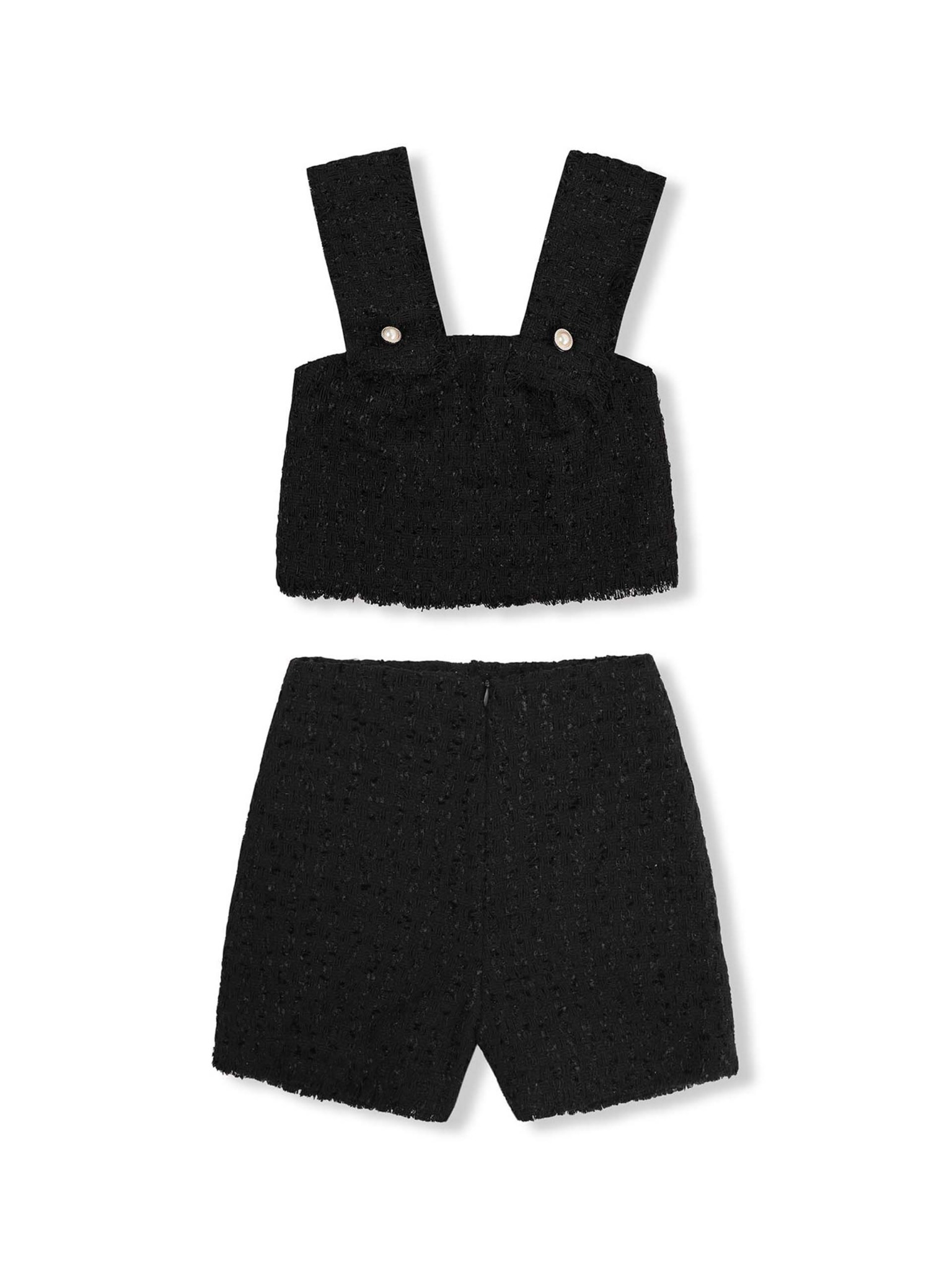 BURNT BOULEVARD TWEED CAMI TOP