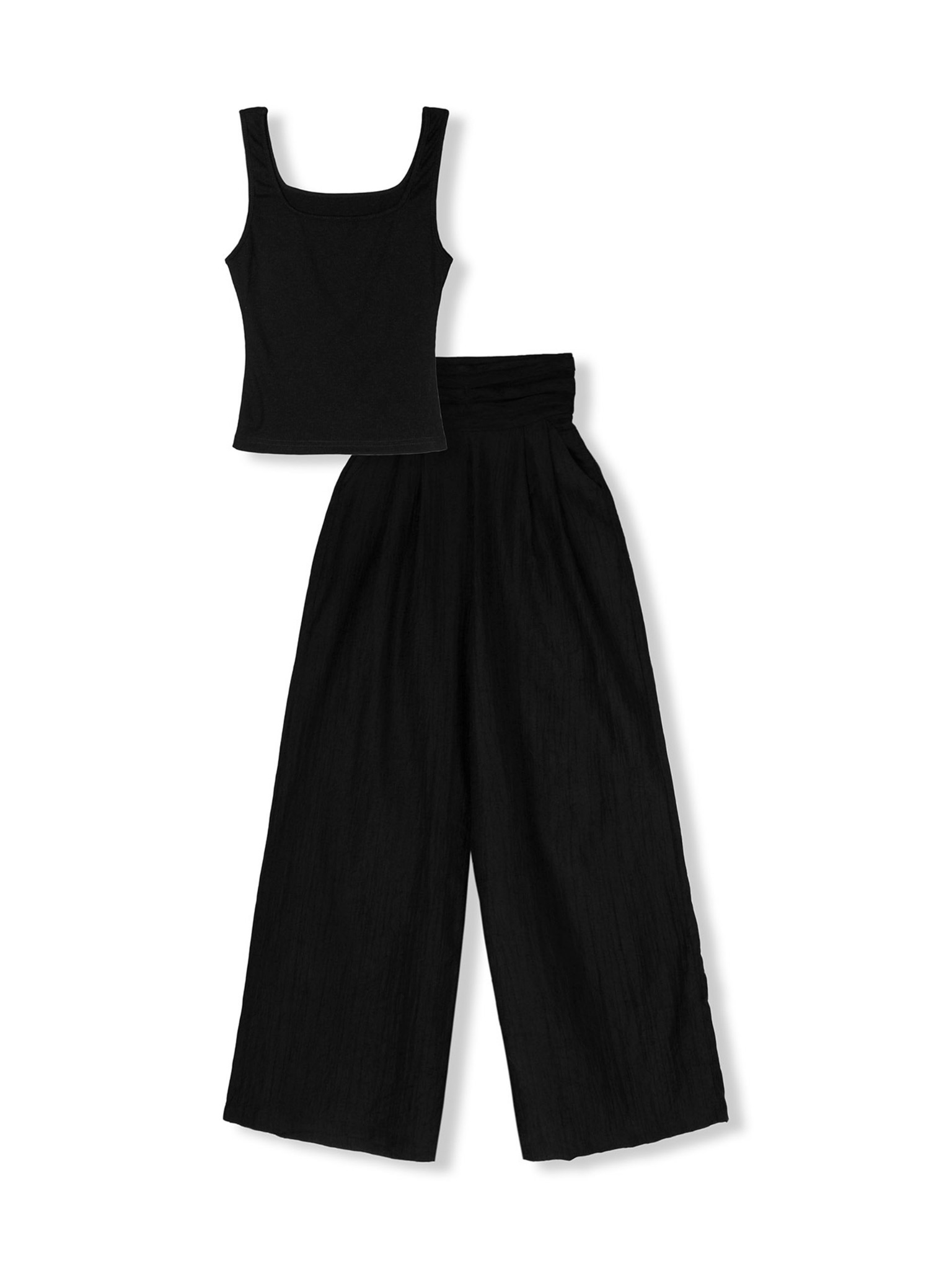 Set Áo Tanktop High Waist Pant