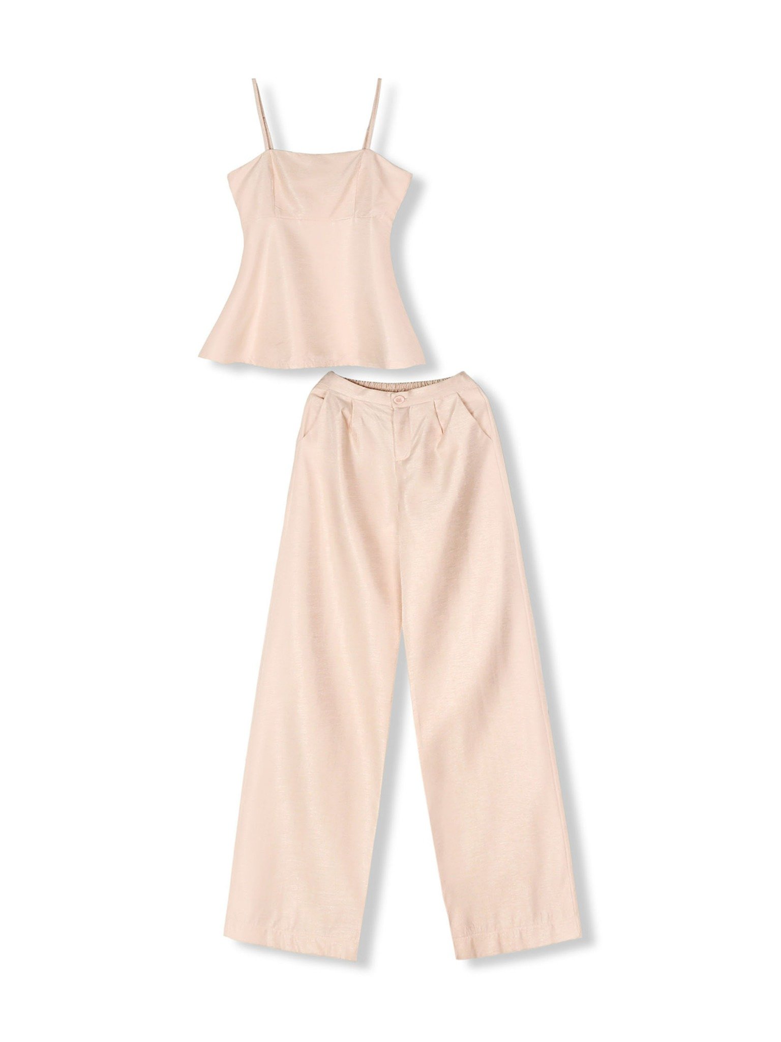 Set Áo Tube Flare Long Pant