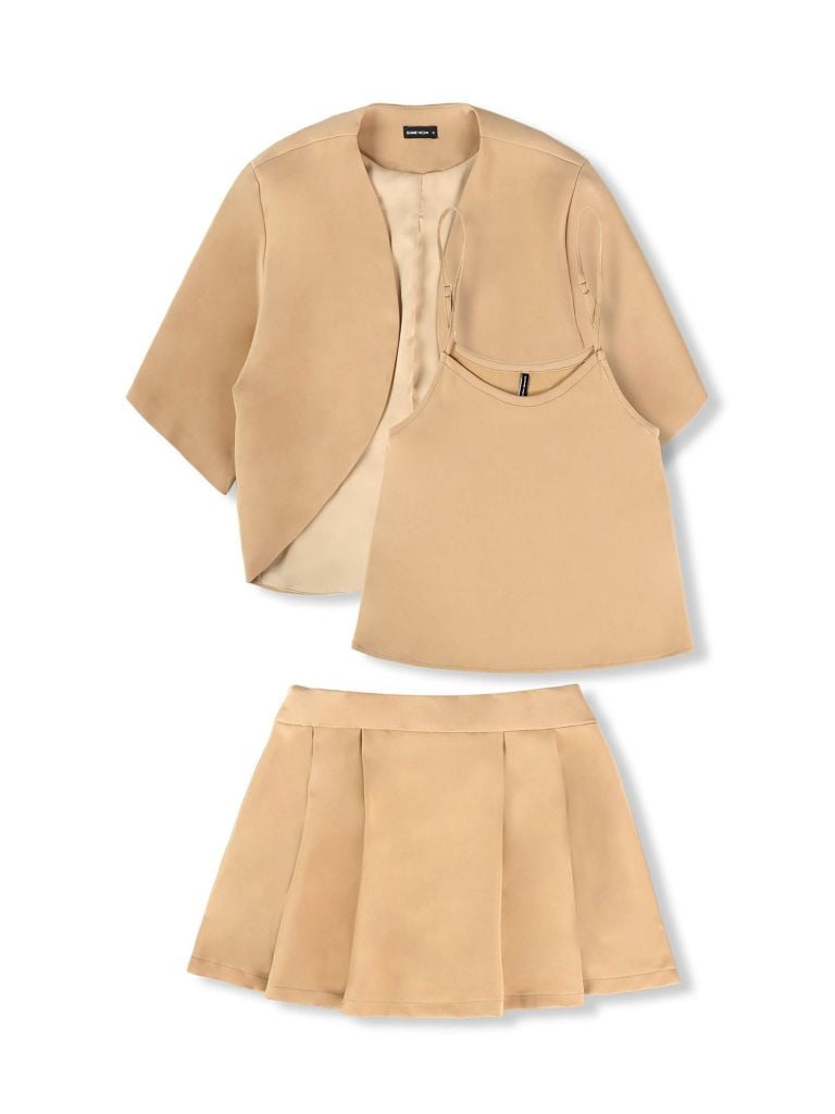  Set 3 Pieces Crop Bolero 