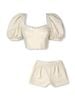 Set Pump Sleeves Crop With Short