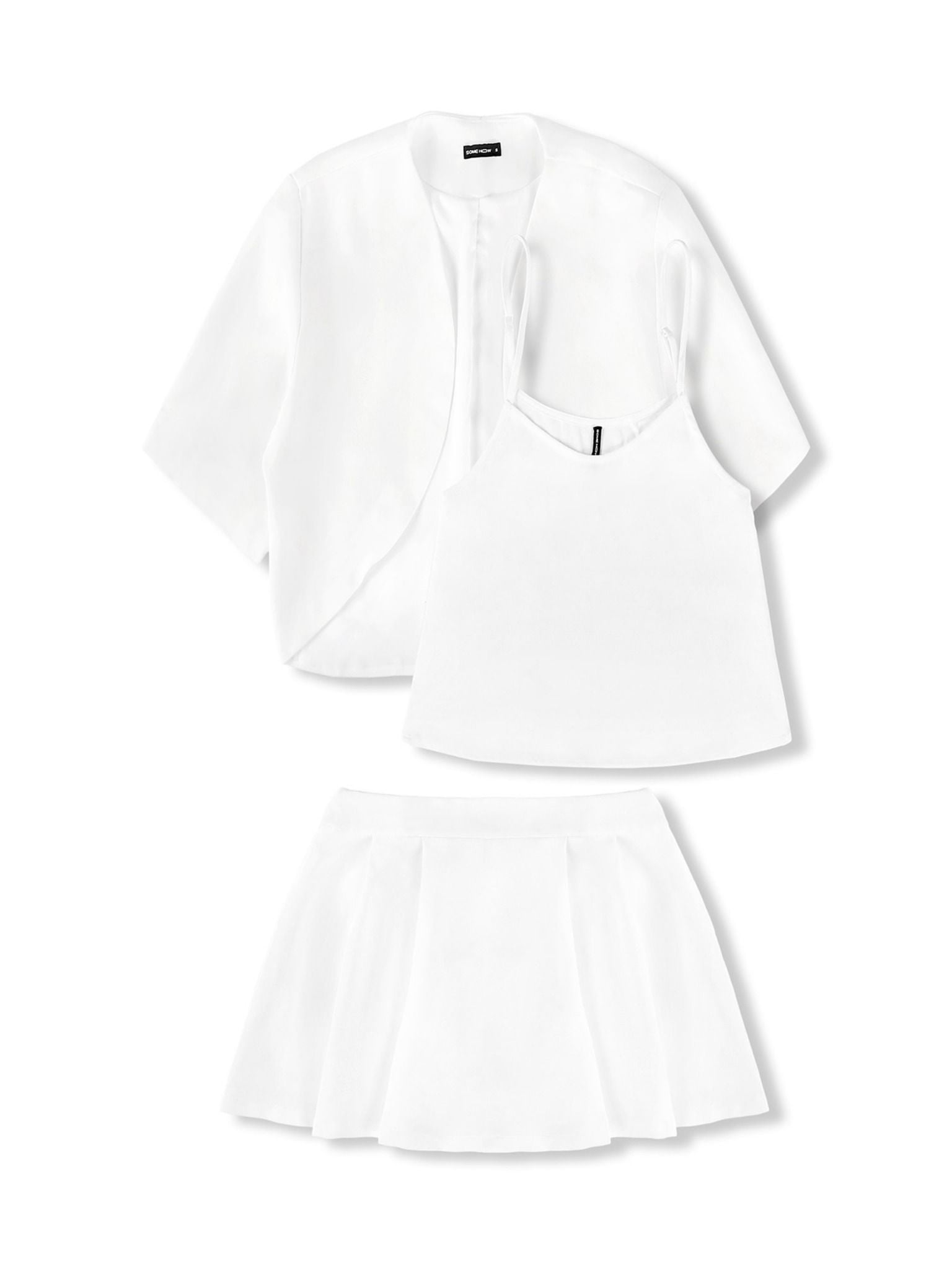 Set 3 Pieces Crop Bolero