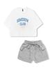 Set Áo Thun Crop Cargo Short